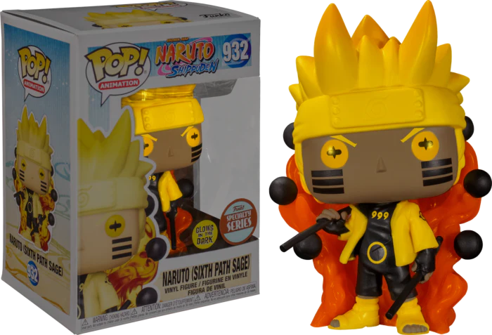 Funko Pop Animation: Naruto - Naruto Six Path Sage GLOW