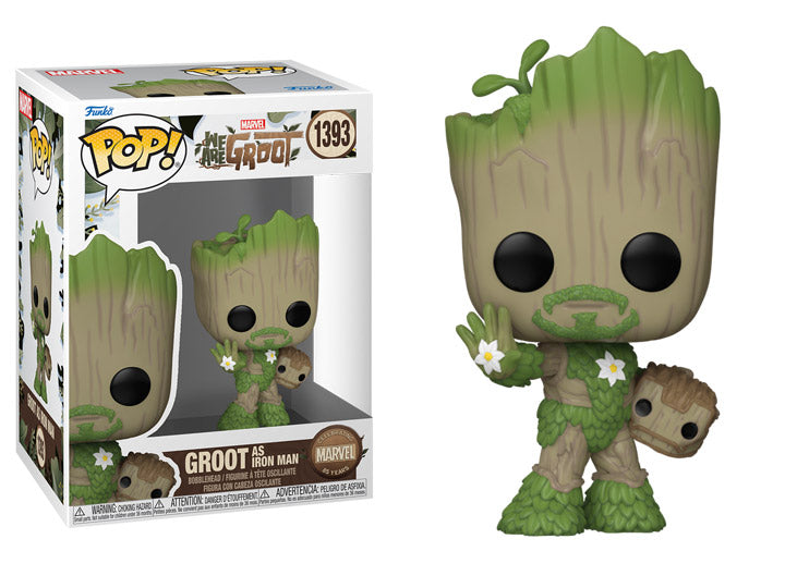 Funko Pop Marvel: We Are Groot - Groot as Iron Man