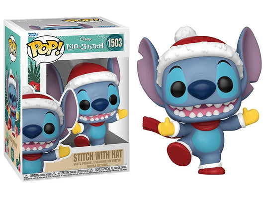 Funko Pop Disney: Stitch w/Hat Holiday