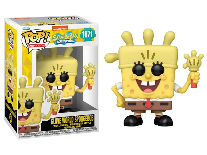 Funko Pop Animation: Bob Esponja - Bob Mundo Guante