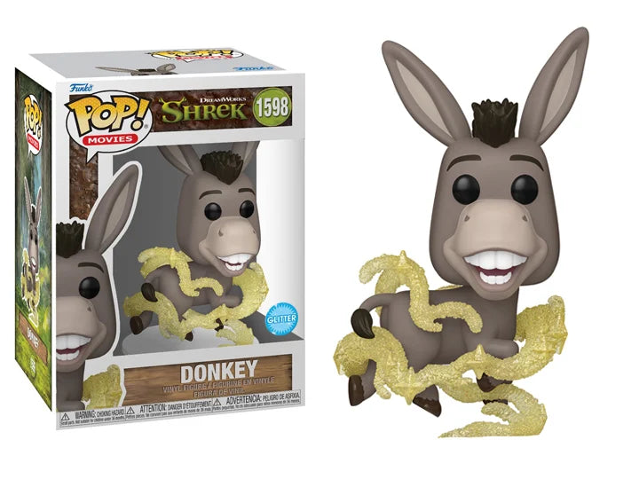 Funko Pop Movies: Shrek - Donkey w/ Glitter