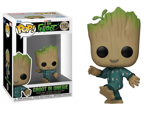 Funko Pop Marvel: I Am Groot - Groot W/ Onesie Dancing