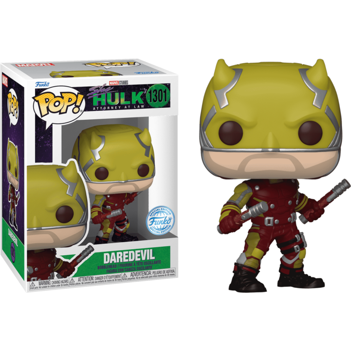 Funko Pop Marvel: She Hulk - Daredevil Yellow Suit